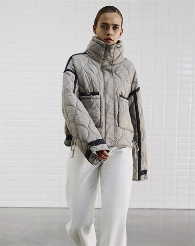 Withblack - WBLAlba Quilted Jakke - Grey Sand